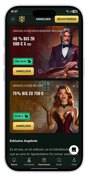 Goldex Casino promotions